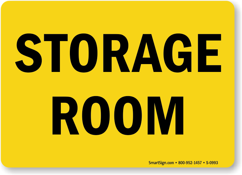 Move It! storage garage signage